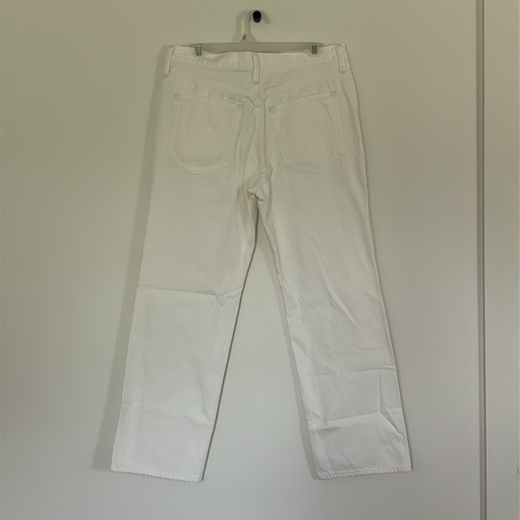 NWT J. Crew Mid Rise Straight Leg Relaxed Slouchy 1984 Rigid White Denim Jeans - Picture 6 of 10